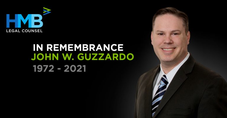 John W. Guzzardo, Attorney HMB Legal Counsel, Passed Away on Friday, June 4th at the age of 49