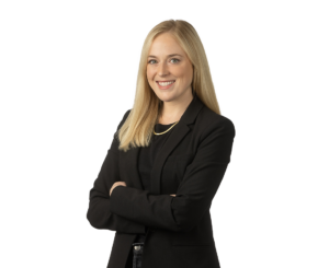 Trusts and Estates Attorney - Shannon Bauer, woman dresses in a black blazer